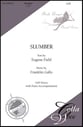 Slumber SAB choral sheet music cover